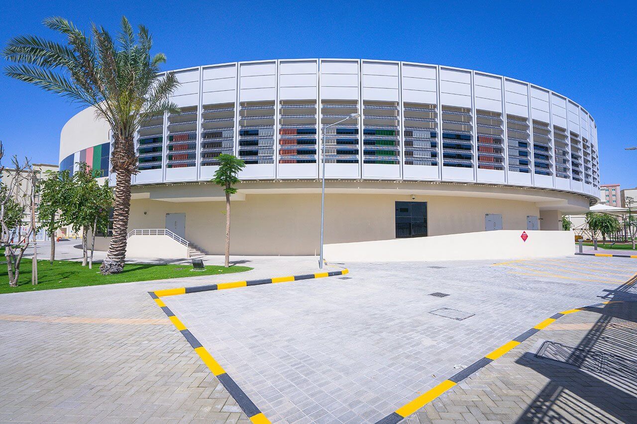 Complete zonwering voor de internationale school in Doha